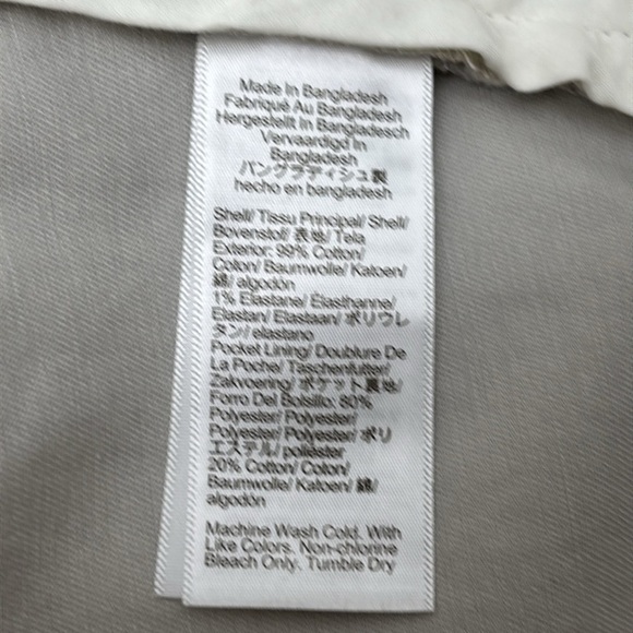 J Crew Factory Athletic slim-fit chino pant in Stone size 38x30 NWT AZ844 - Picture 9 of 12